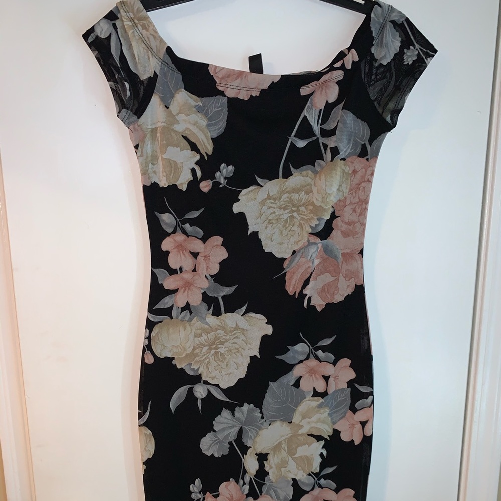 Windsor off the shoulder midi dress